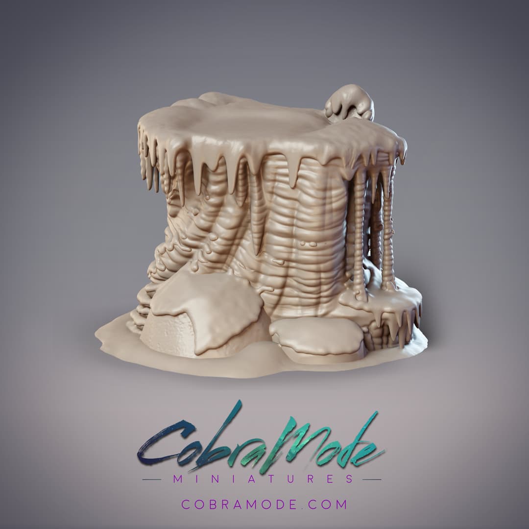 Snowy Plinth Scatter Terrain