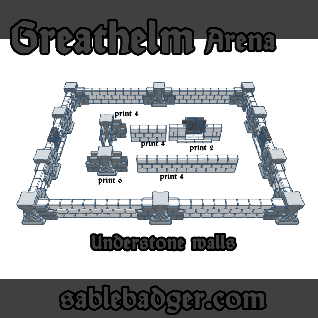 Greathelm - Simple Arena walls