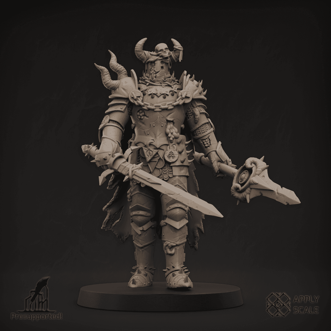 Infernal Knight 2 - Cursed Paladin - Warrior of Hell