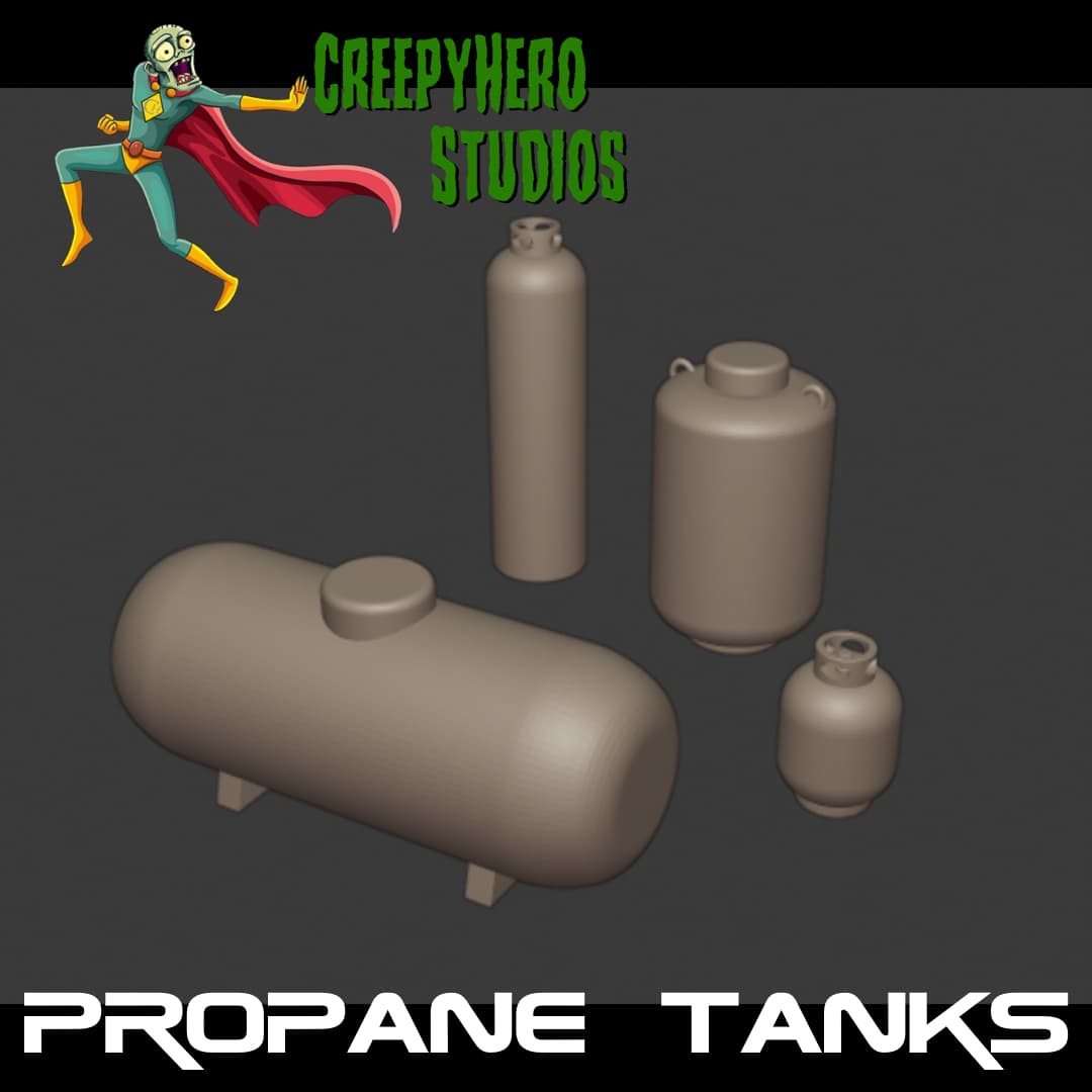 Gaslands Propane Tank Set