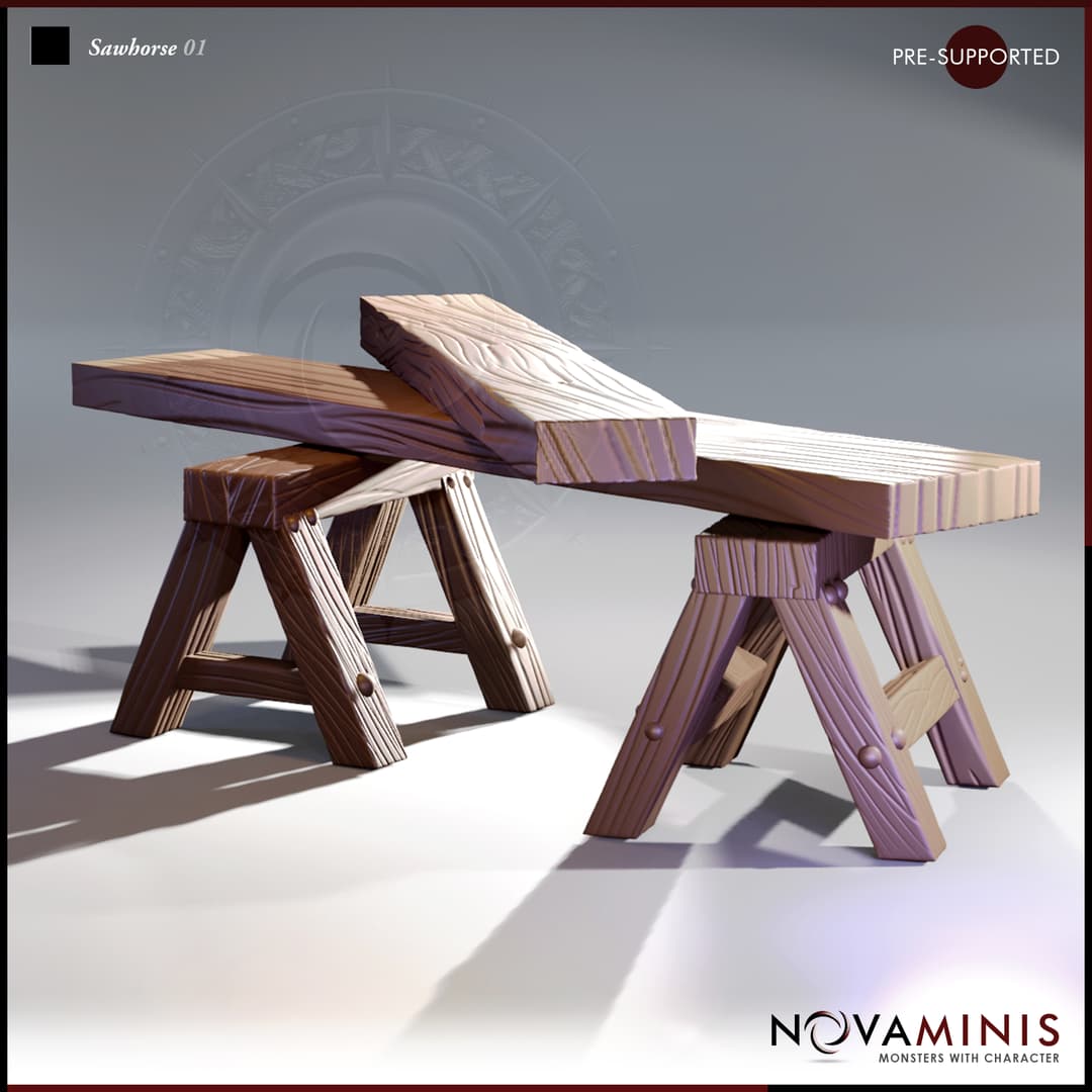 Sawhorse & Planks 01