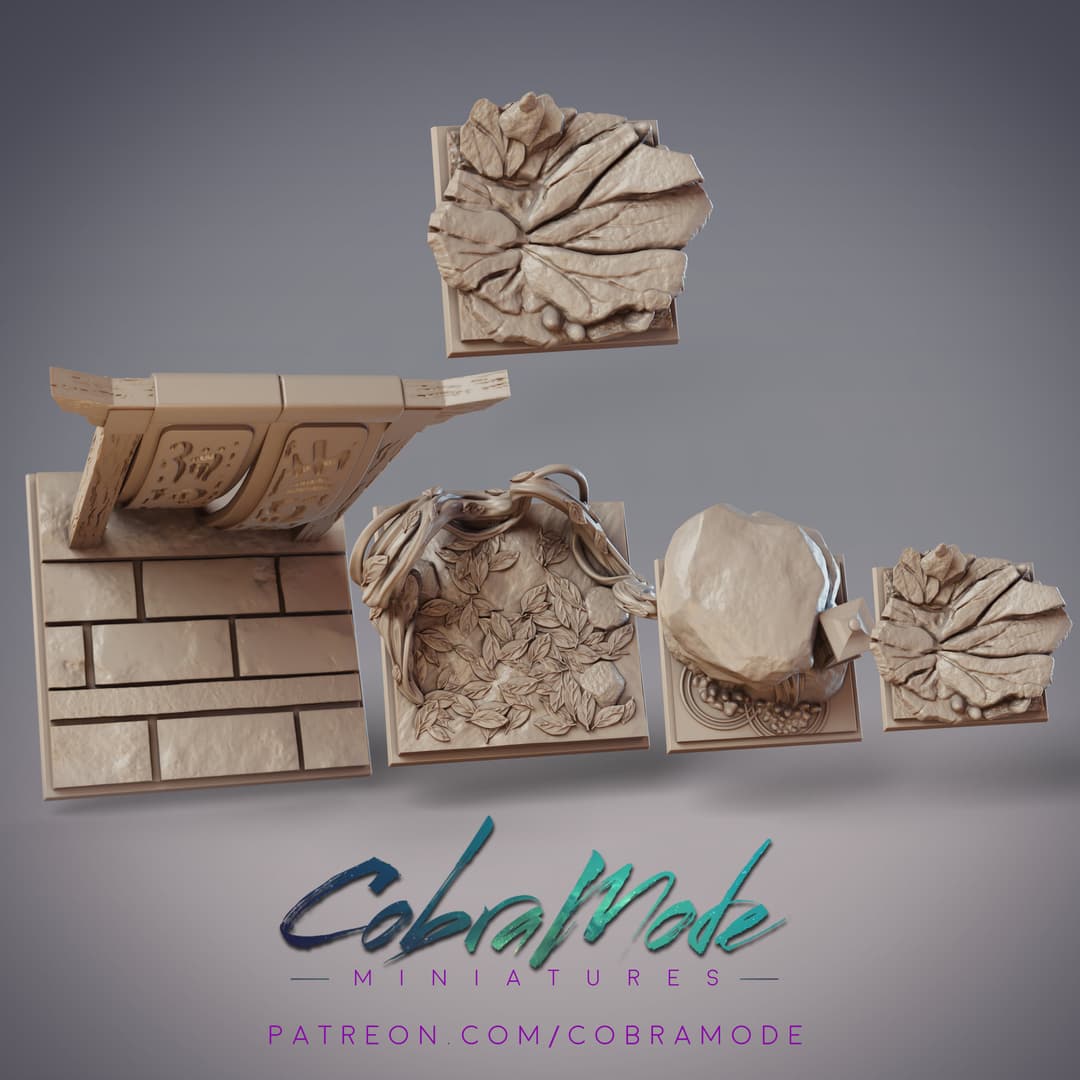 Asian Atmosphere Square Base Pack (4pcs)