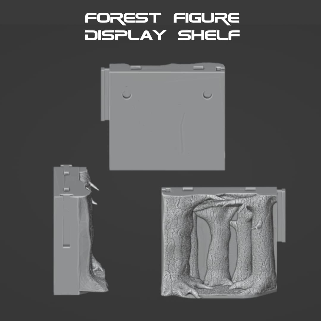 Forest Figure Display Shelf