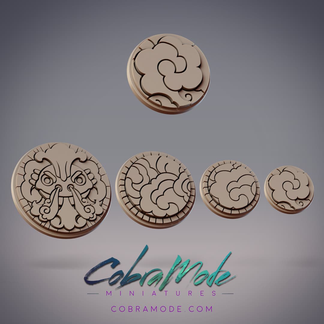 Smoke Ninja Emblem Base Pack (4pcs)