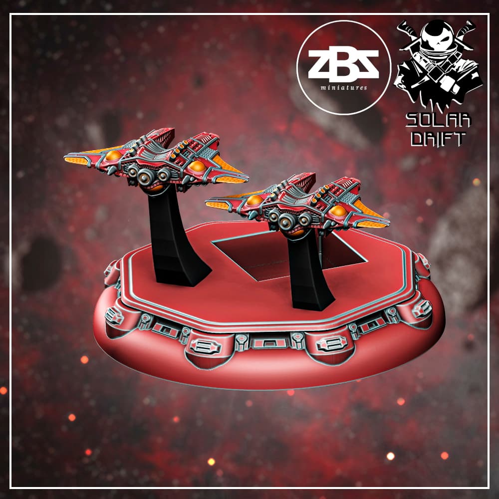 Cult Guard boarding shuttles (Solar Drift)
