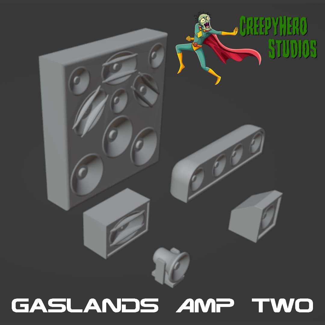 Gaslands Amp Wall Two Set