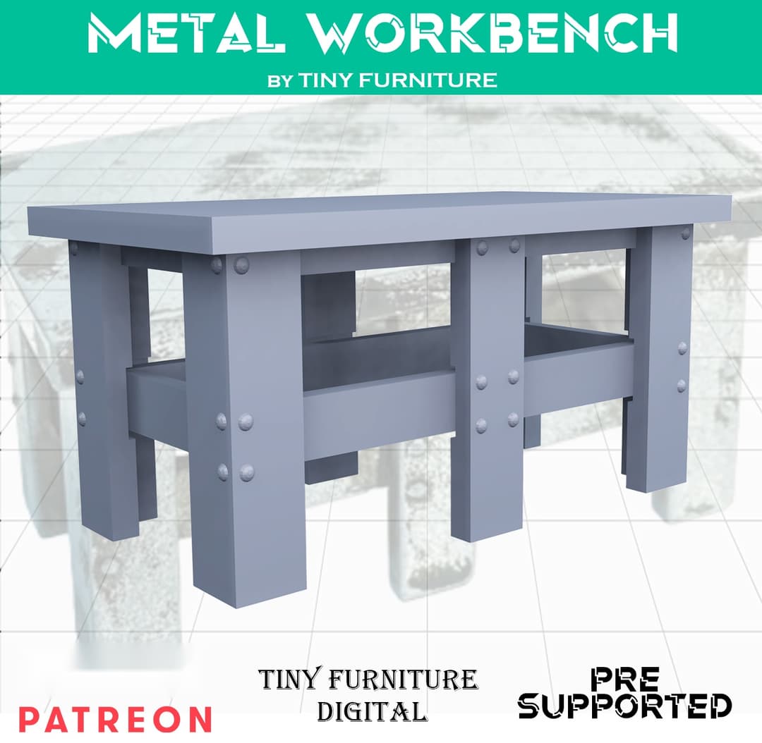 Metal workbench