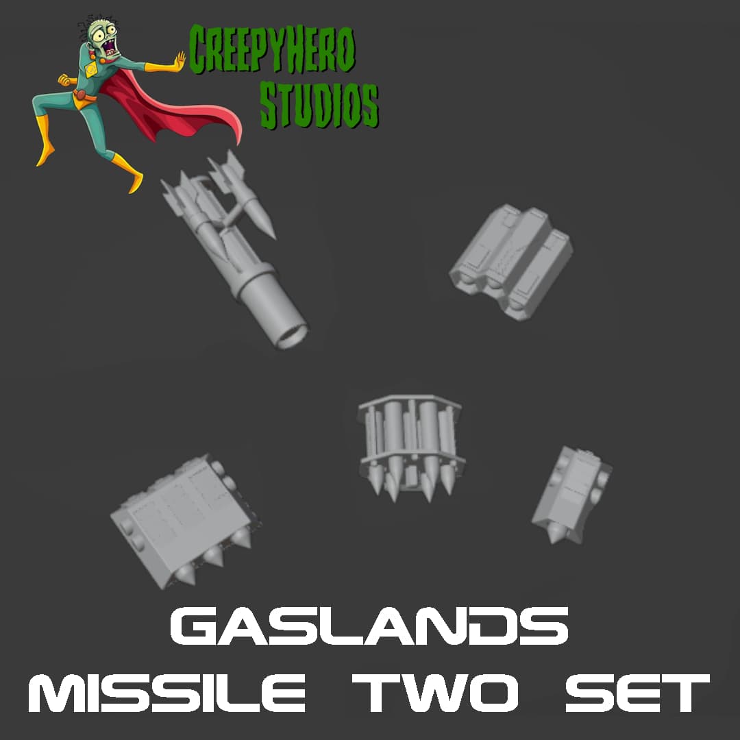Gaslands Missile One Set
