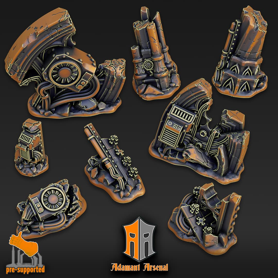 Basing Bits - Industrialized Temple Ruin
