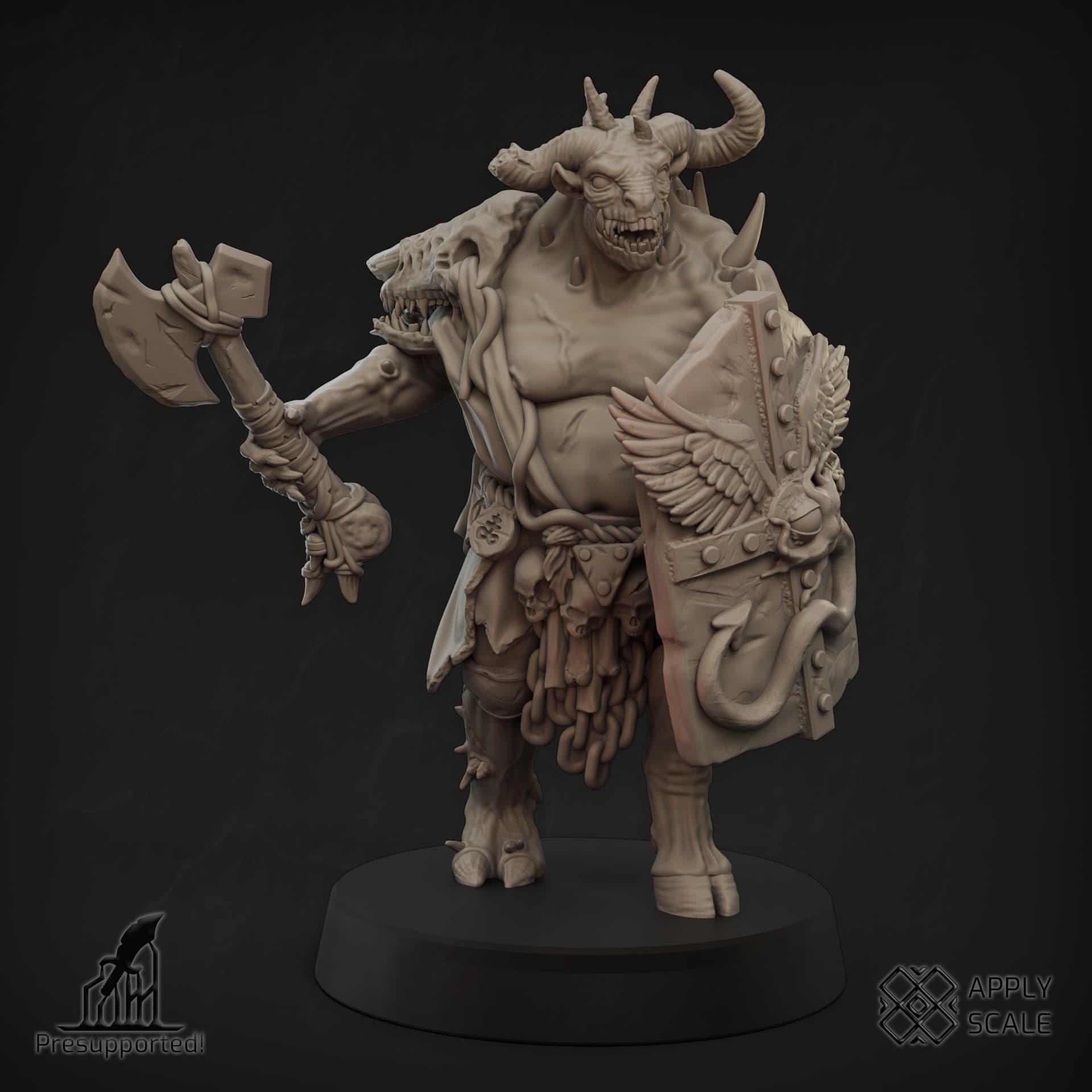 Cursed Demon Warrior Fiend 2 (heretics, wargaming, dnd, tabletop, trooper)