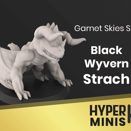 Chibi Black Wyvern Strach