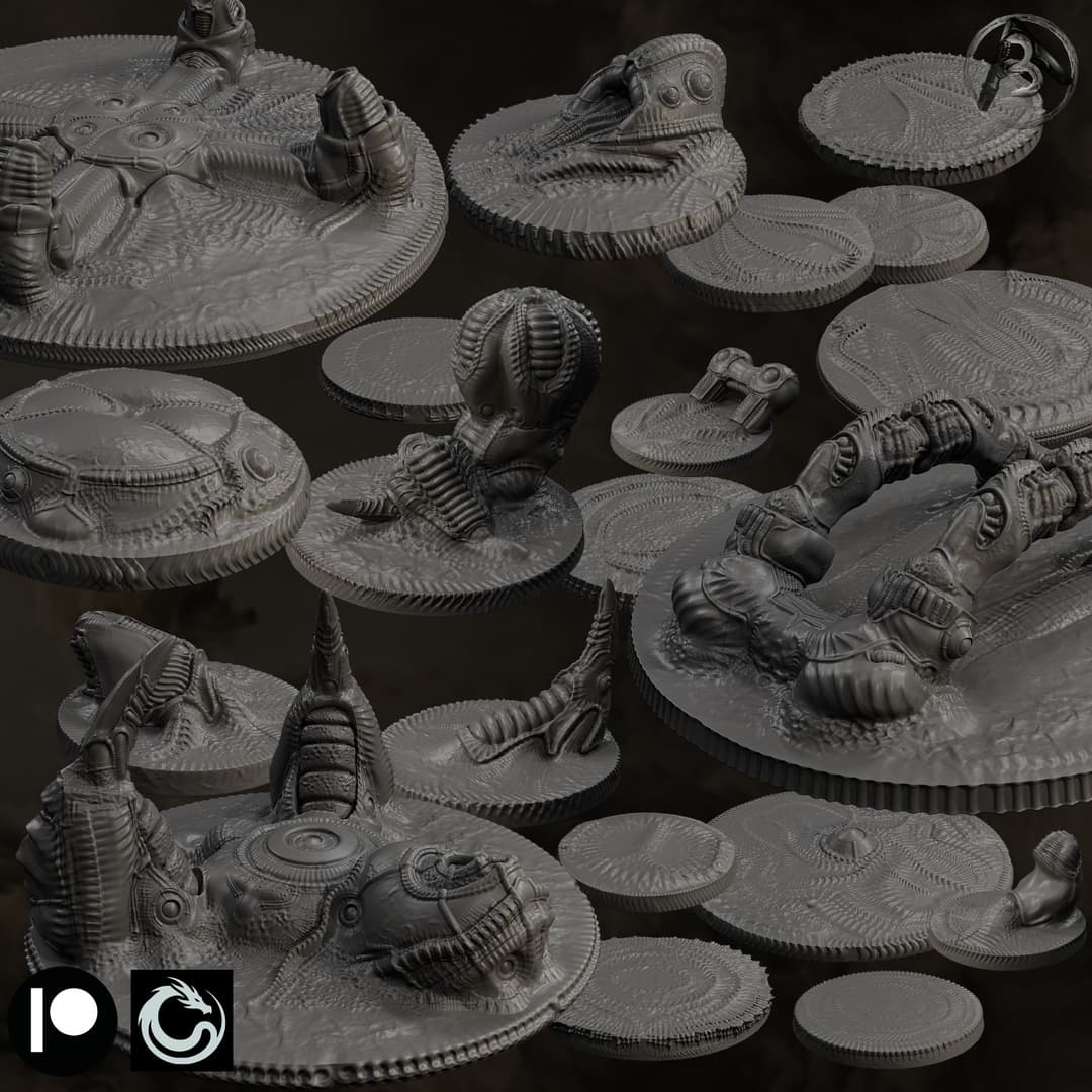 Tribes of Ash: Base Set (27 Bases)