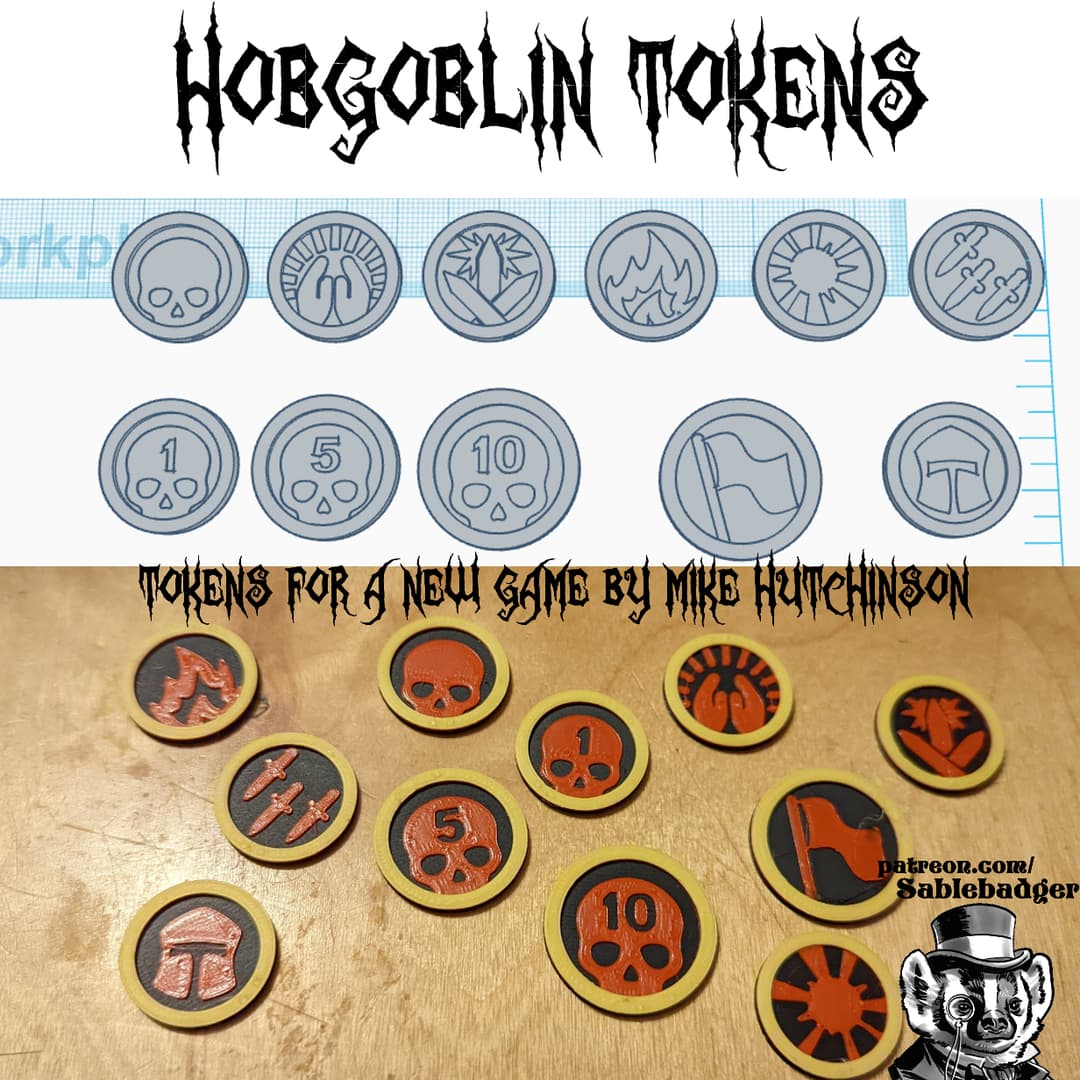 Game Token Project - Hobgoblin Tokens