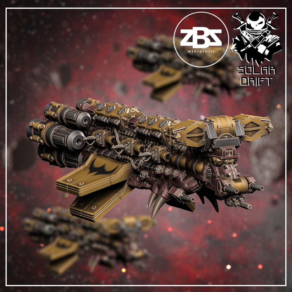 Cult Guard battleship (Solar Drift)