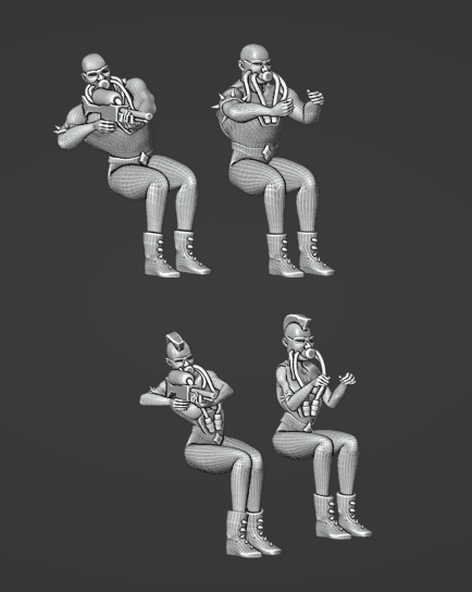 Gaslands Toxic Drivers and Passengers Set