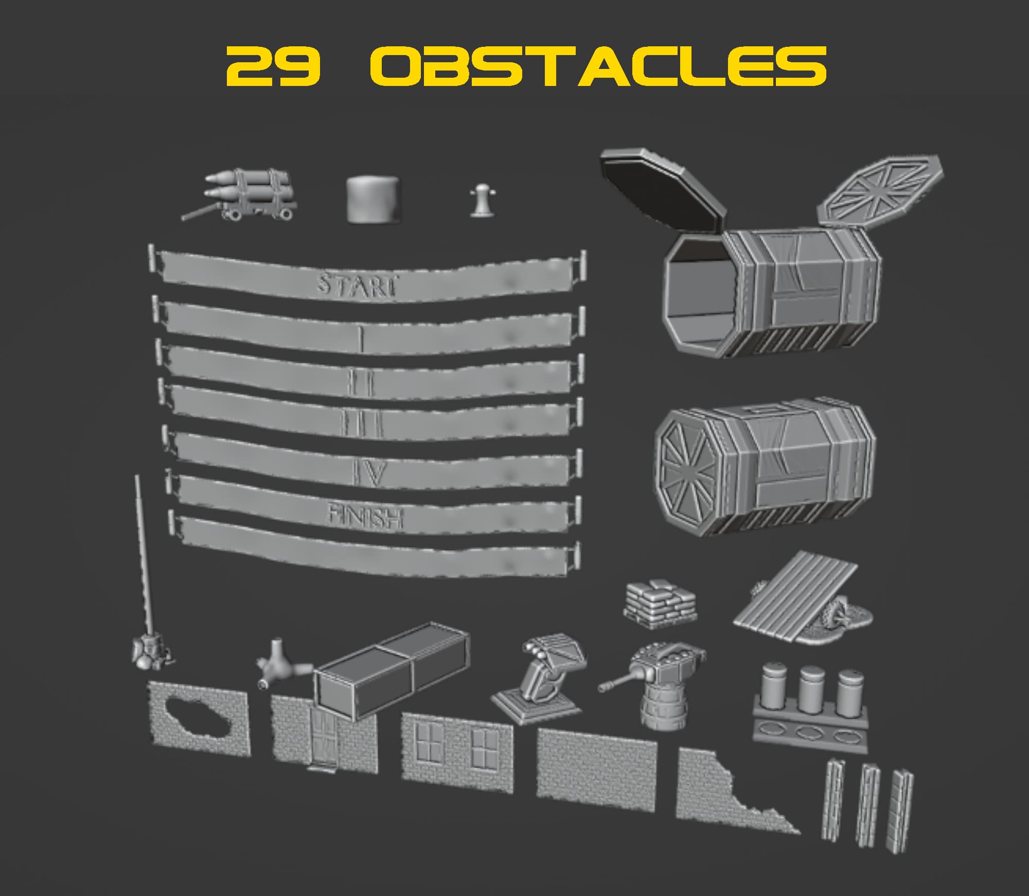 Post Apocalyptic Vehicular Combat Obstacles