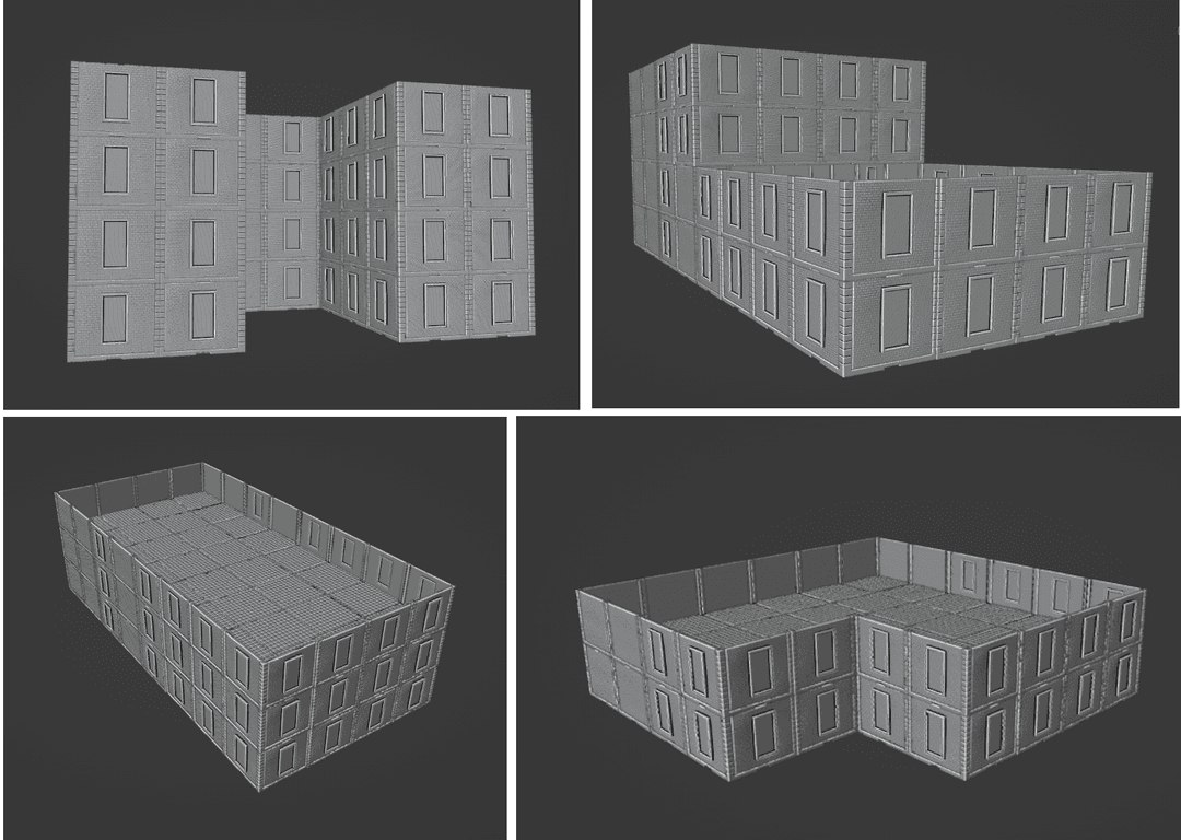 Thirteen Stories Modular Building Base Files