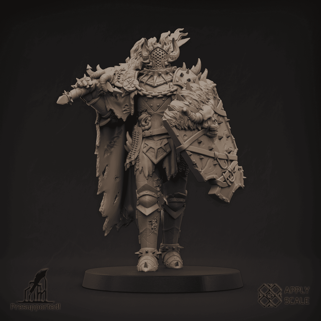 Infernal Knight 1 - Cursed Paladin - Warrior of Hell