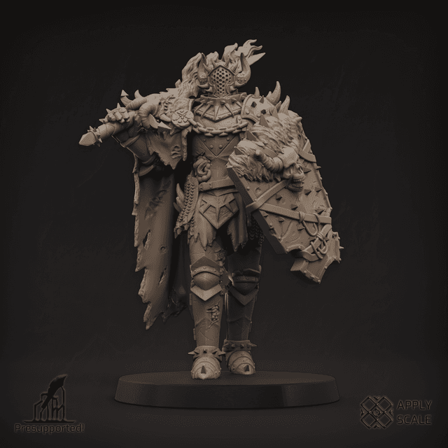 Infernal Knight 1 - Cursed Paladin - Warrior of Hell