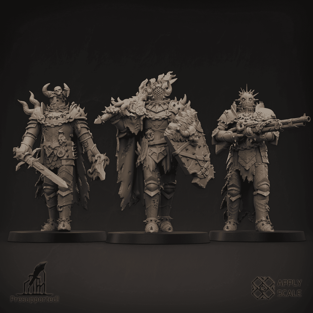 Infernal Knights - Cursed Paladins - Warriors of Hell Bundle