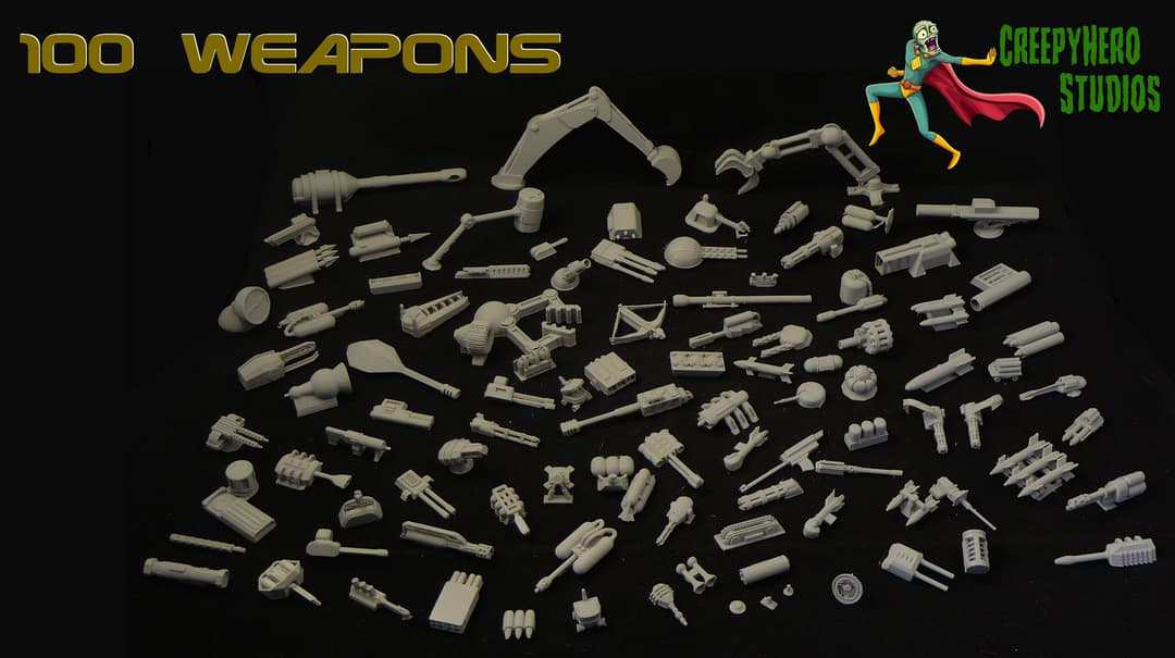 Gaslands 100 Weapons