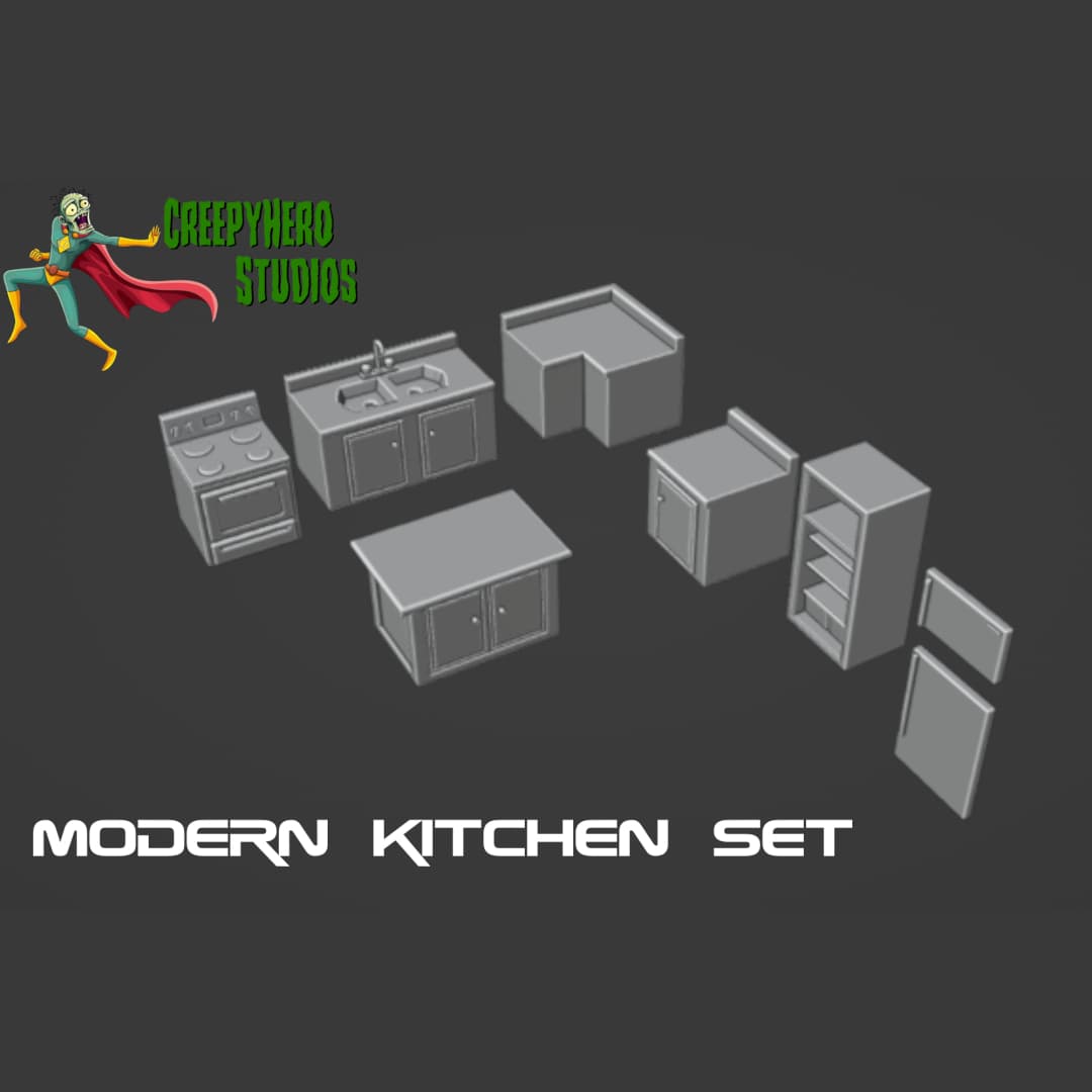 28mm Modern Kitchen Set