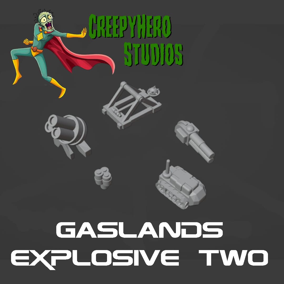 Gaslands Explosive Weapon Set Two