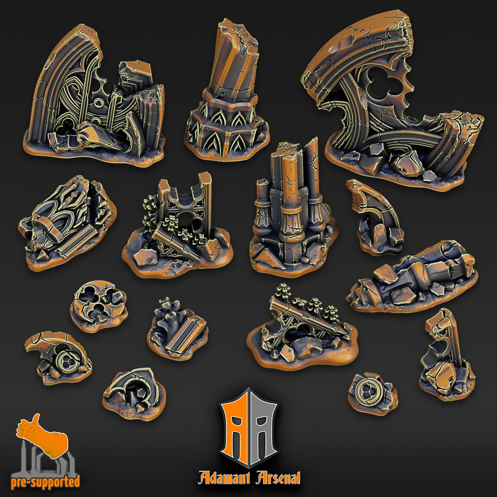 Basing Bits - Temple Ruins