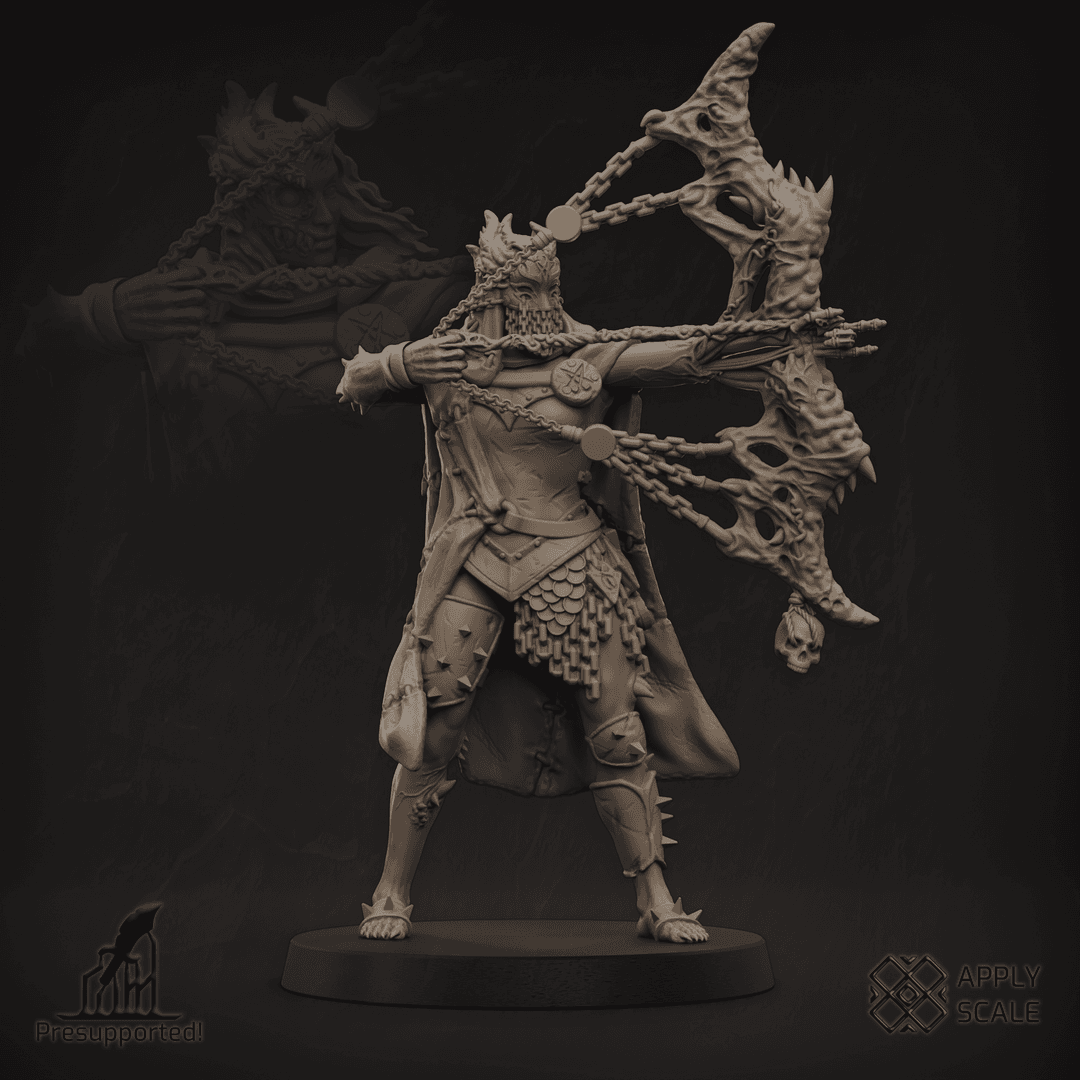 Abyssall Huntress: Hunter of the Sinister Path Elite Upright