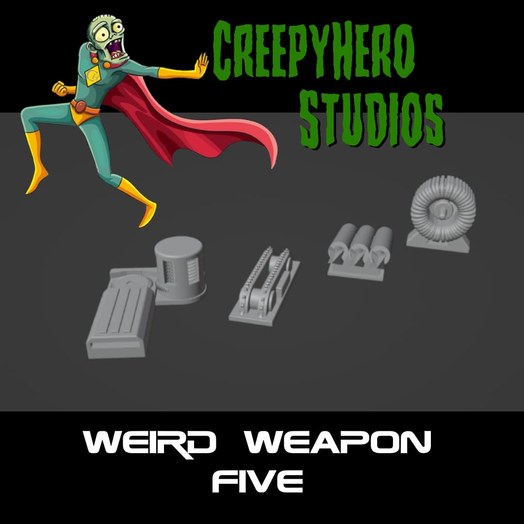 Gaslands Weird Weapon Five Set