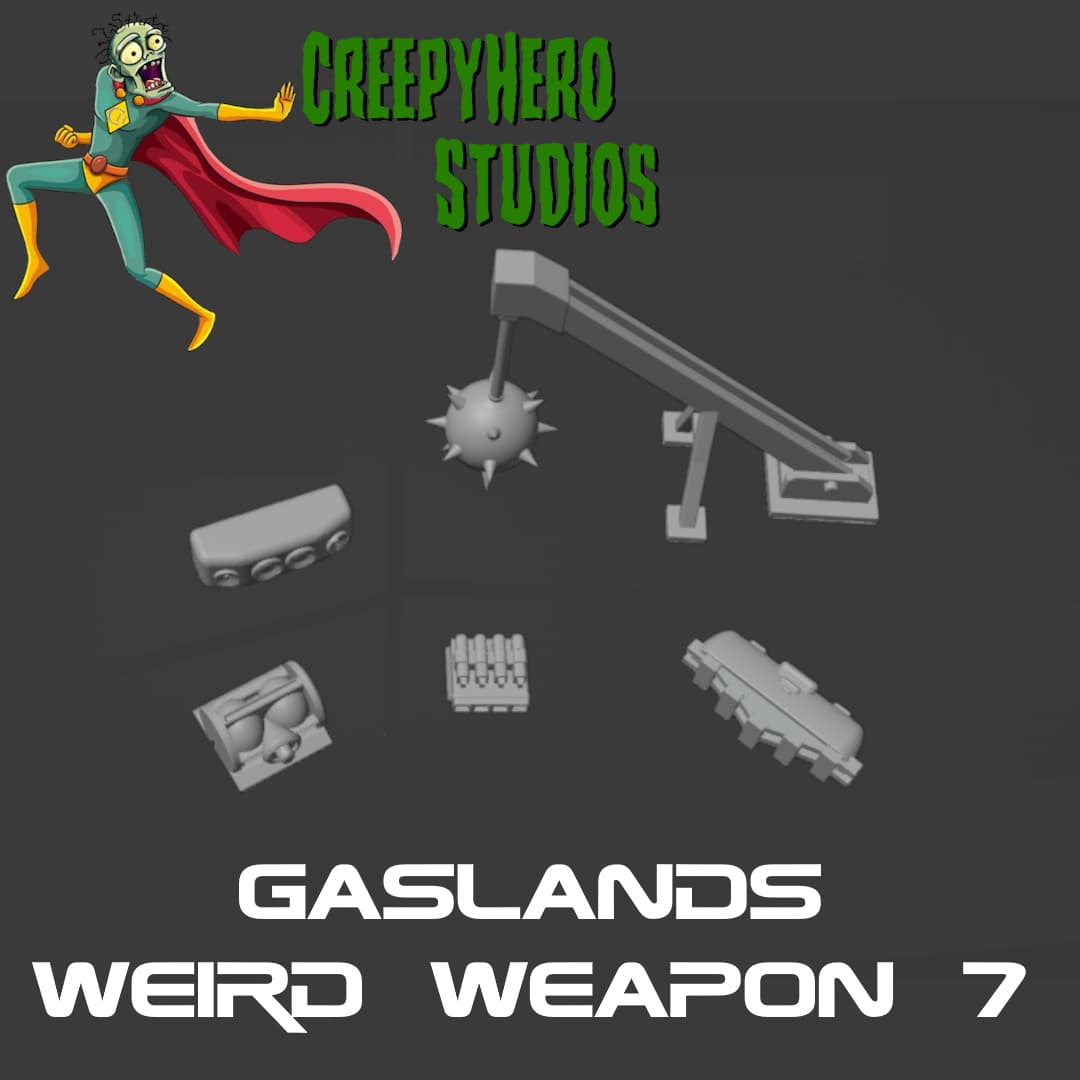 Gaslands Weird Weapon Seven Set