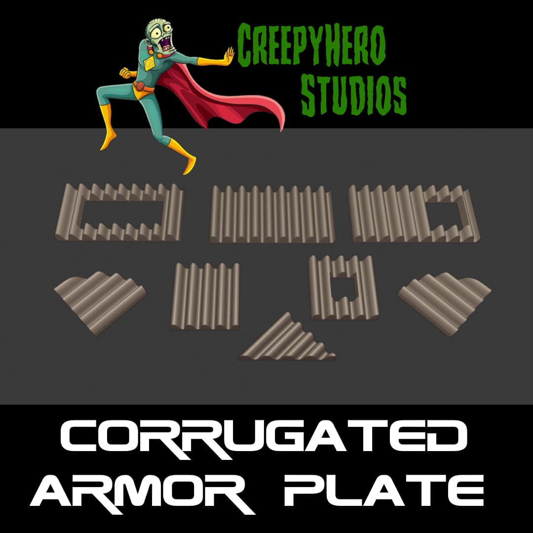 Gaslands Corrugated Armor Plate