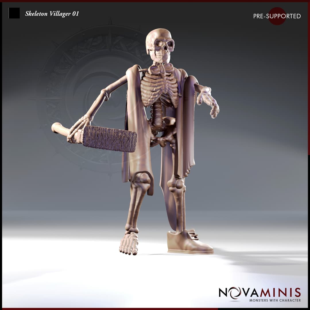 Skeleton Villager 01