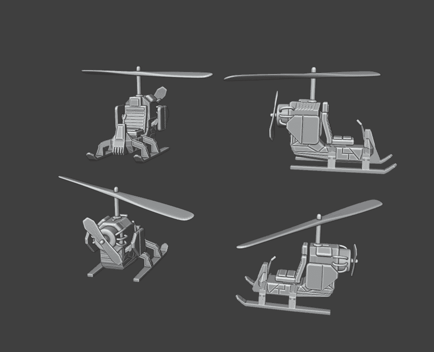 Gaslands Single Seat Gyrocopter