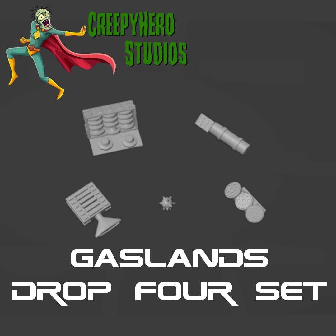 Gaslands Drop Weapon Four Set