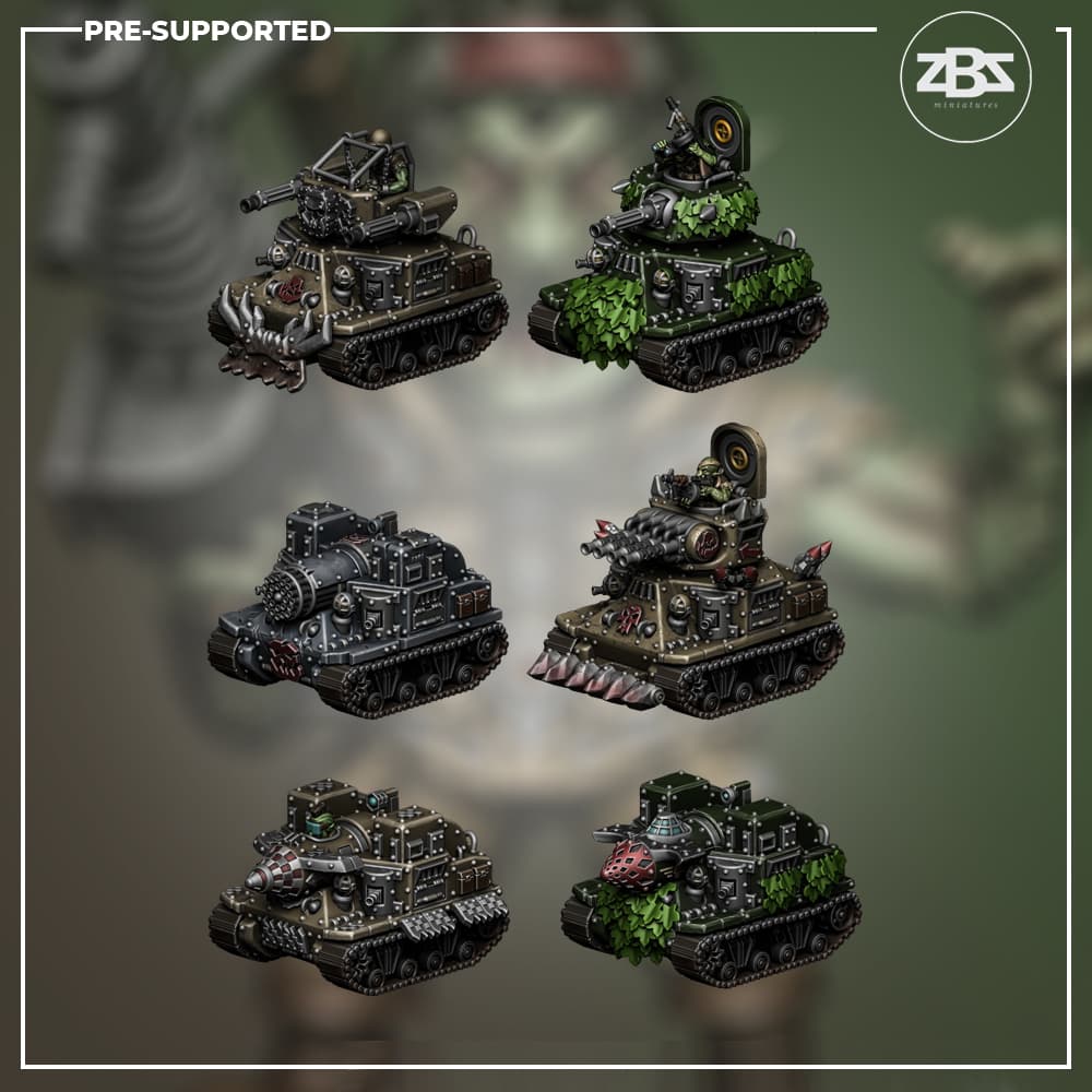 Gobber Grunts - Karve Swarm Tanks Mk2/Mk3 set A