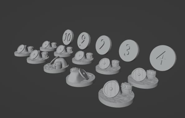 Dwarven Encounter Token Set