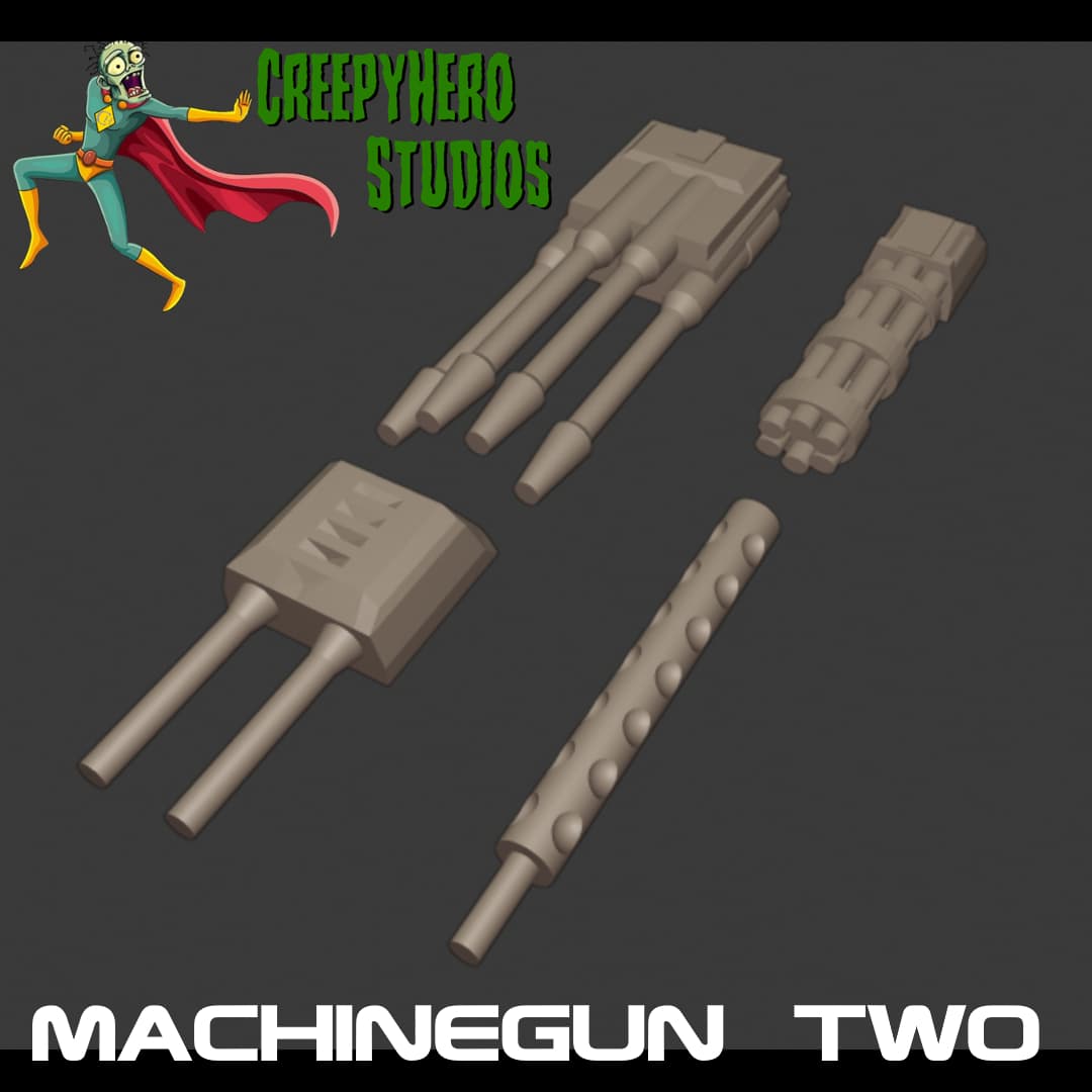 Gaslands Machinegun Two Set