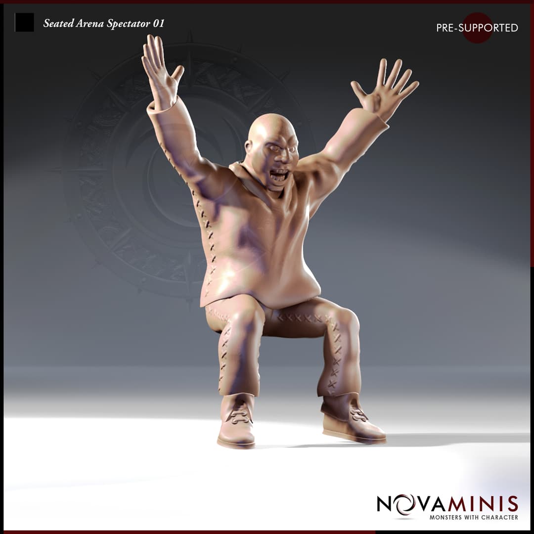 Seated Arena Spectator 01