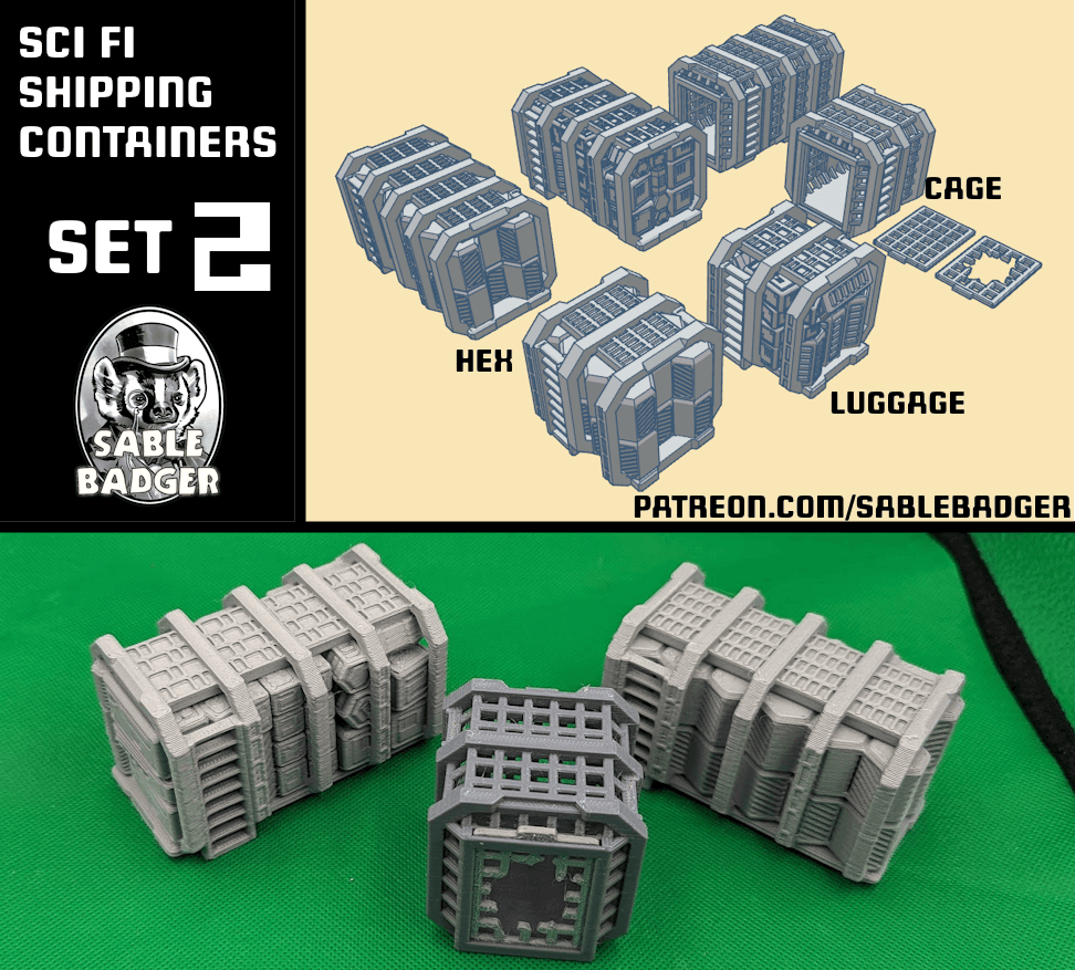 Sector 23 - Sci Fi Shipping Containers 2